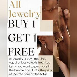 All Jewelry Buy 1 Get 1 Free